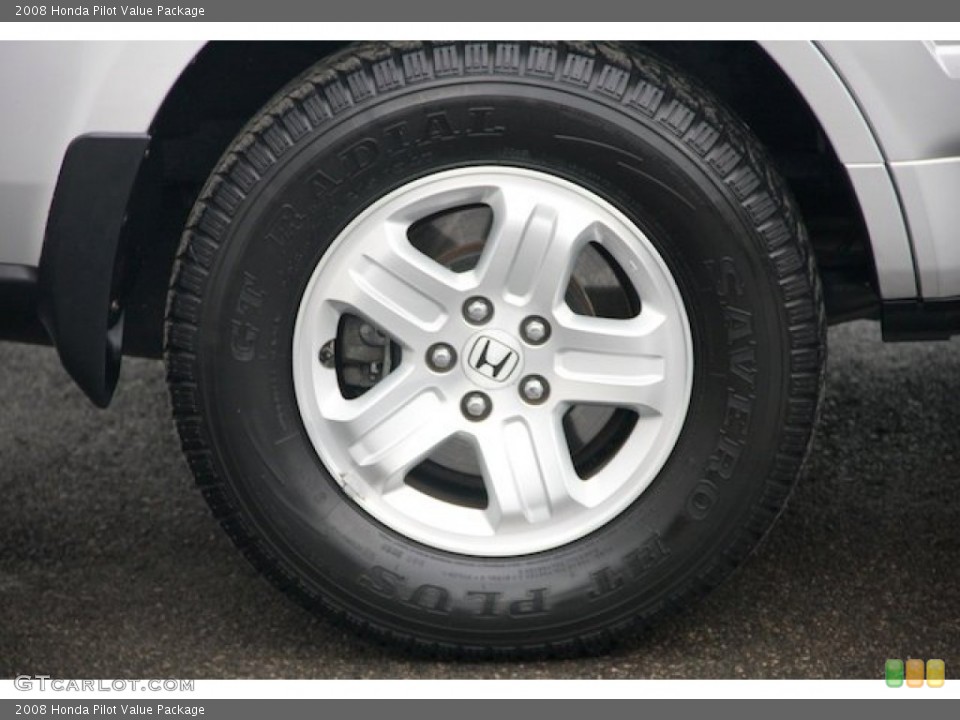 2008 Honda Pilot Value Package Wheel and Tire Photo #77005659