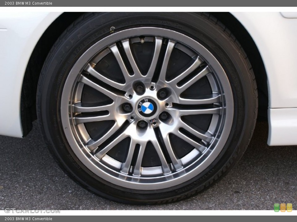 2003 BMW M3 Convertible Wheel and Tire Photo #77009061