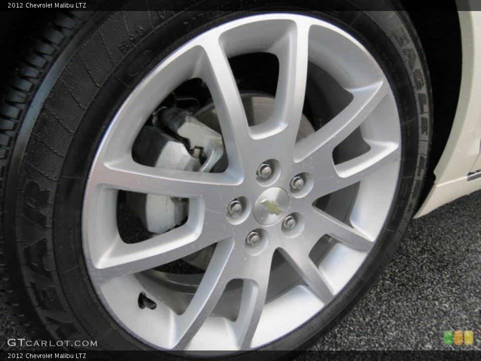 2012 Chevrolet Malibu LTZ Wheel and Tire Photo #77009337