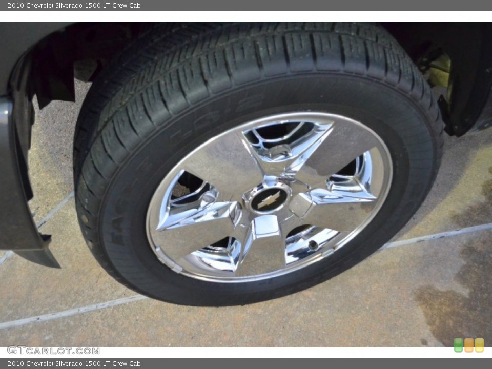 2010 Chevrolet Silverado 1500 LT Crew Cab Wheel and Tire Photo #77010368