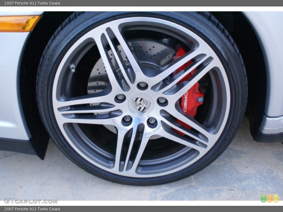 2007 Porsche 911 Turbo Coupe Wheel and Tire Photo #77013030