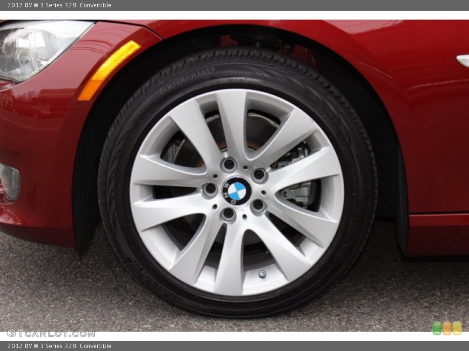 2012 BMW 3 Series 328i Convertible Wheel and Tire Photo #77016189