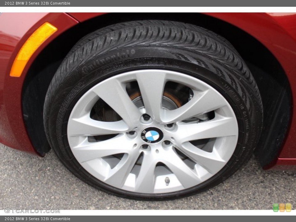 2012 BMW 3 Series 328i Convertible Wheel and Tire Photo #77016207