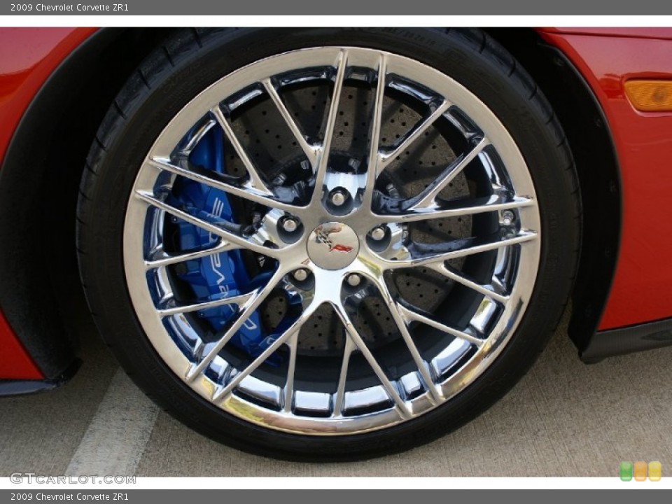 2009 Chevrolet Corvette ZR1 Wheel and Tire Photo #77017368
