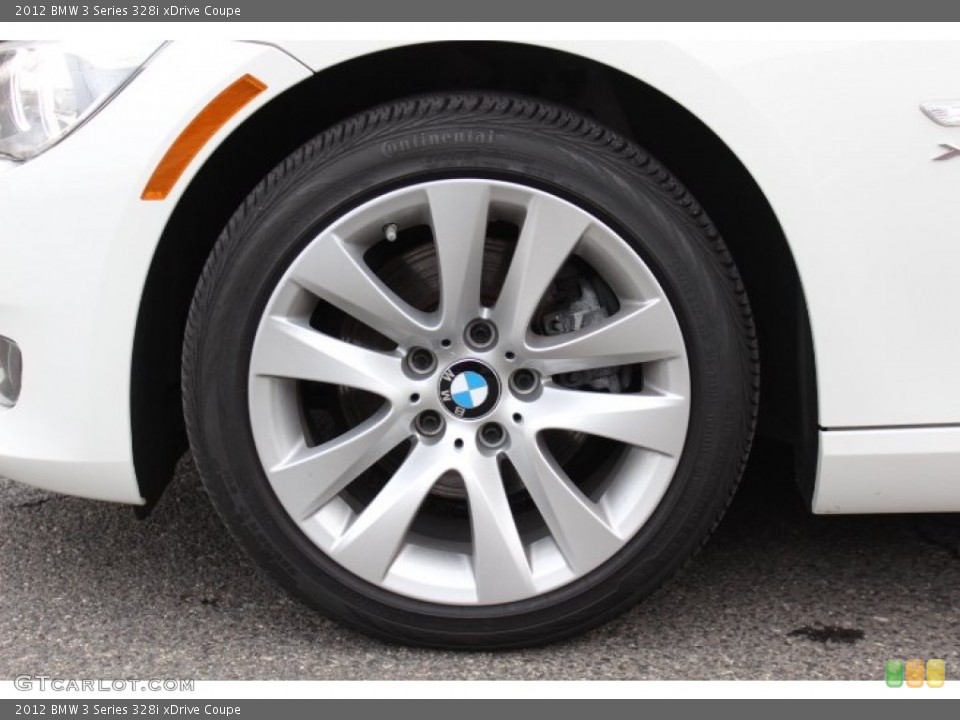 2012 BMW 3 Series 328i xDrive Coupe Wheel and Tire Photo #77018238