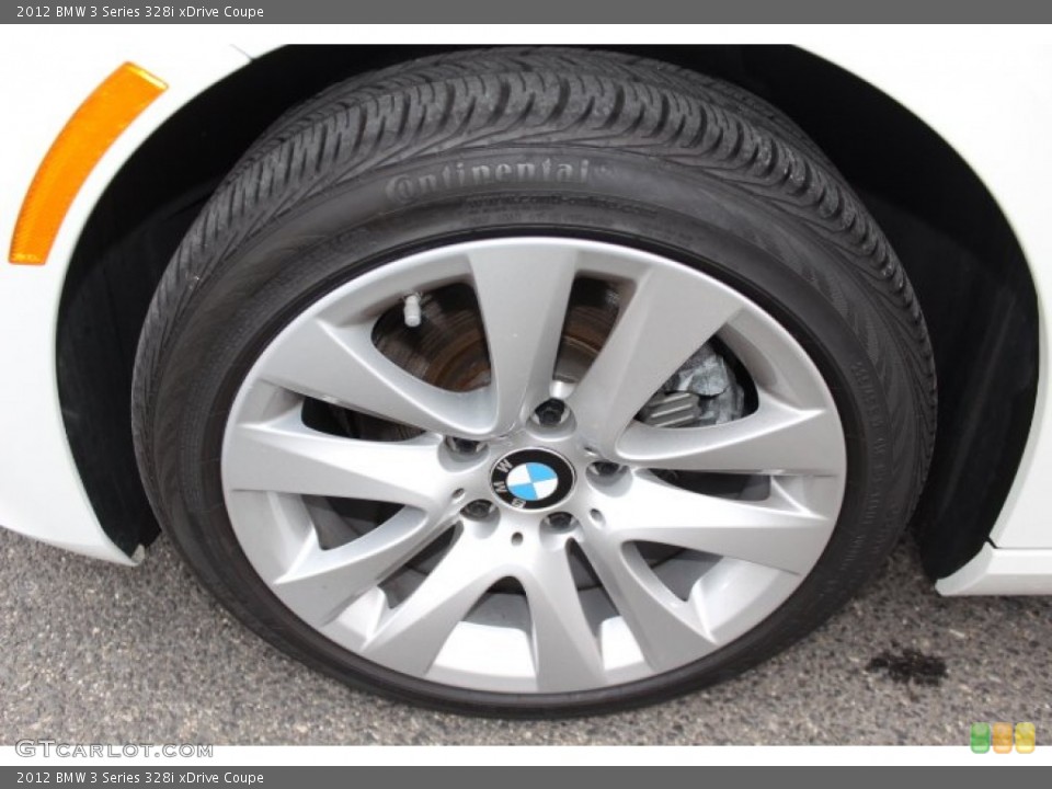 2012 BMW 3 Series 328i xDrive Coupe Wheel and Tire Photo #77018255