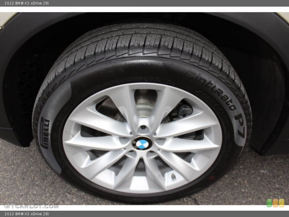 2013 BMW X3 xDrive 28i Wheel and Tire Photo #77019017