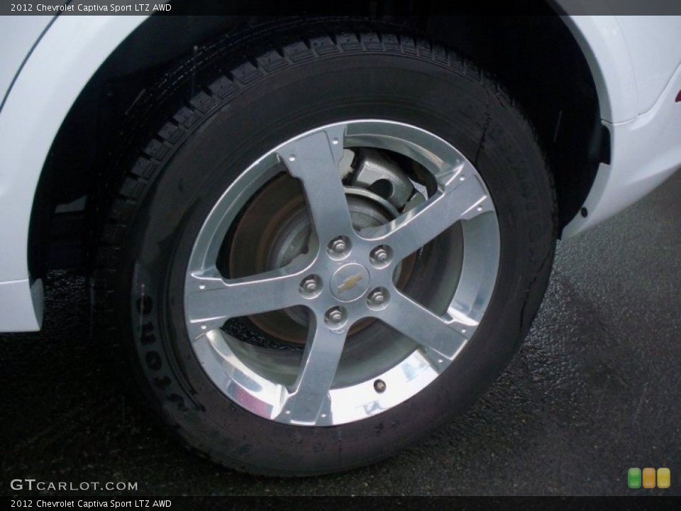 2012 Chevrolet Captiva Sport LTZ AWD Wheel and Tire Photo #77019798