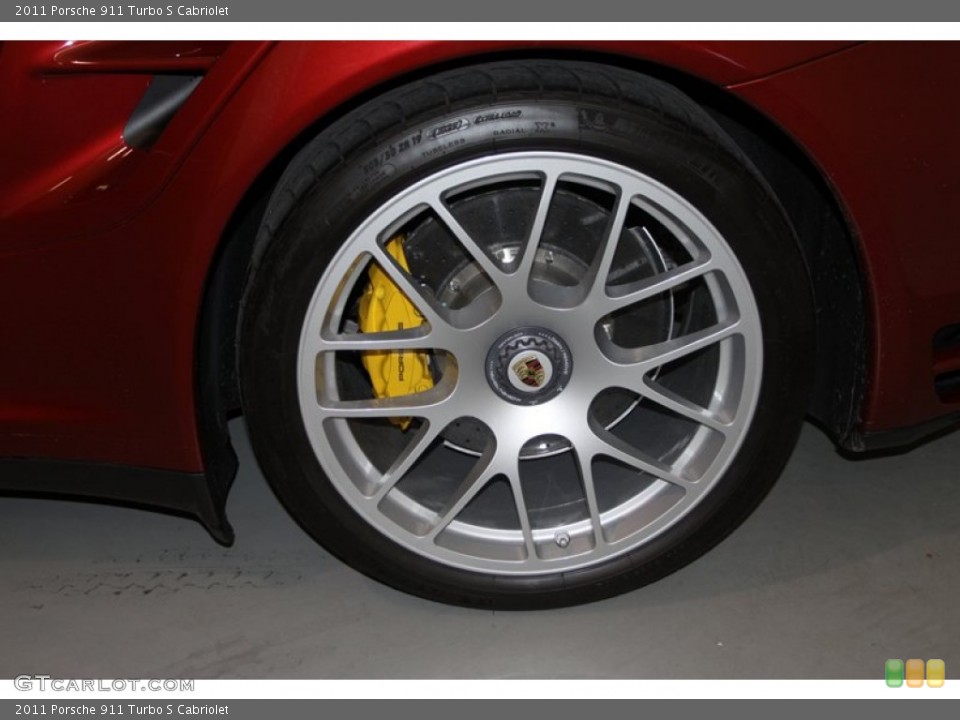 2011 Porsche 911 Turbo S Cabriolet Wheel and Tire Photo #77023105