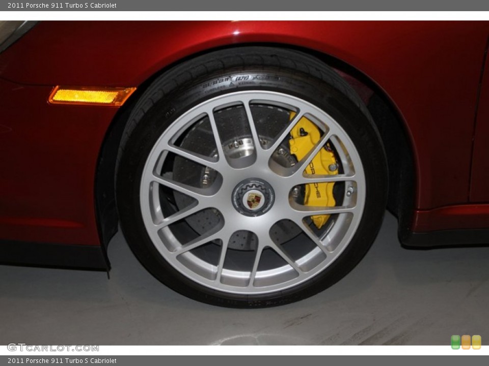 2011 Porsche 911 Turbo S Cabriolet Wheel and Tire Photo #77023123