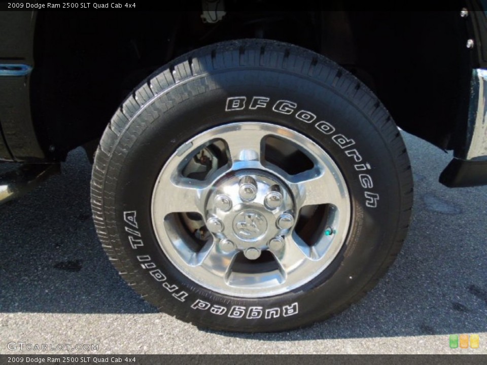 2009 Dodge Ram 2500 SLT Quad Cab 4x4 Wheel and Tire Photo #77024169