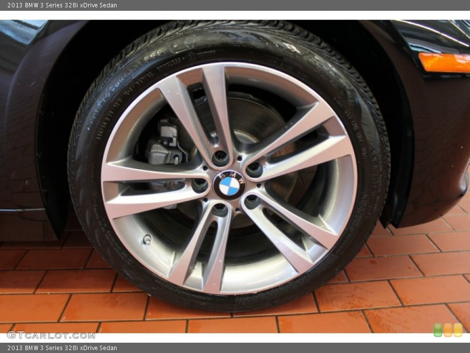 2013 BMW 3 Series 328i xDrive Sedan Wheel and Tire Photo #77024428