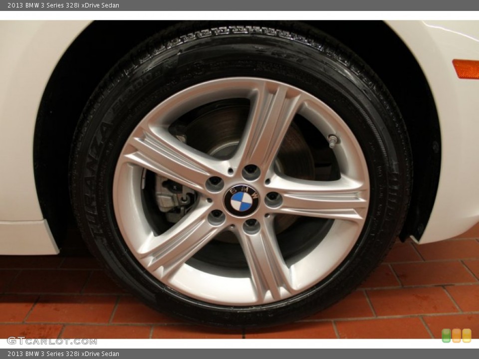 2013 BMW 3 Series 328i xDrive Sedan Wheel and Tire Photo #77025686