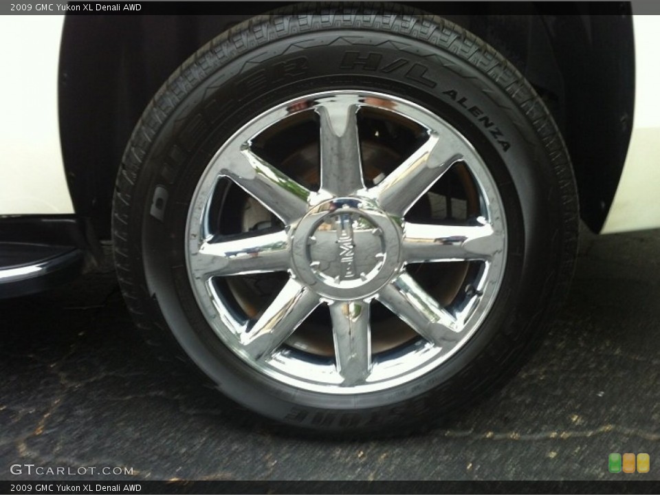 2009 GMC Yukon XL Denali AWD Wheel and Tire Photo #77025792