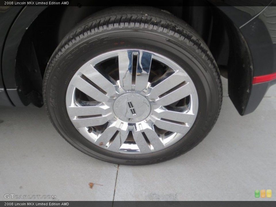 2008 Lincoln MKX Limited Edition AWD Wheel and Tire Photo #77031710