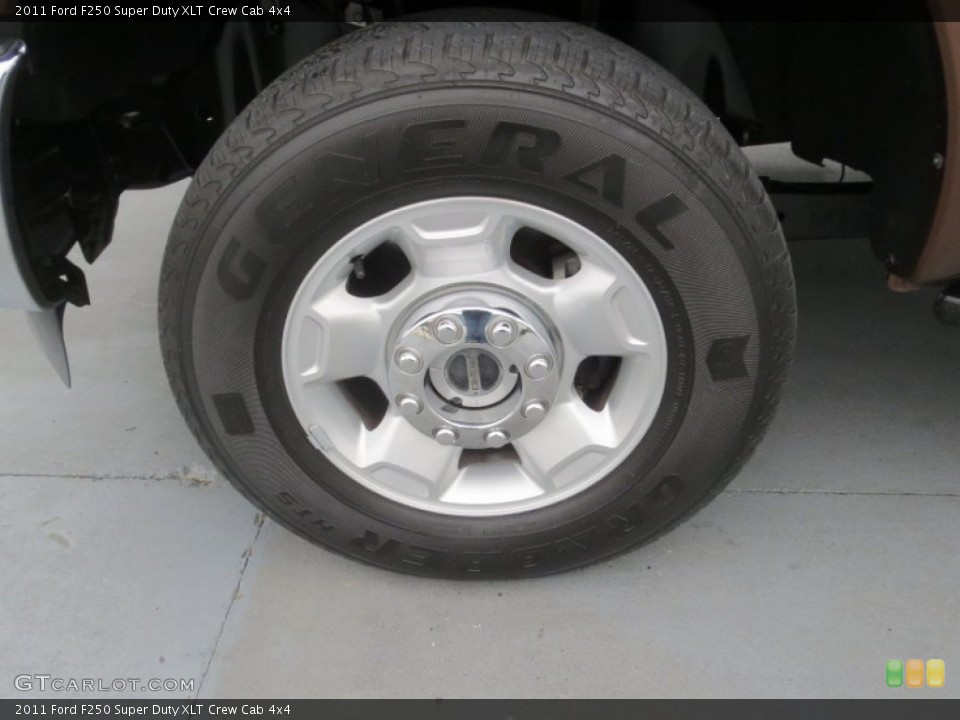 2011 Ford F250 Super Duty XLT Crew Cab 4x4 Wheel and Tire Photo #77034065