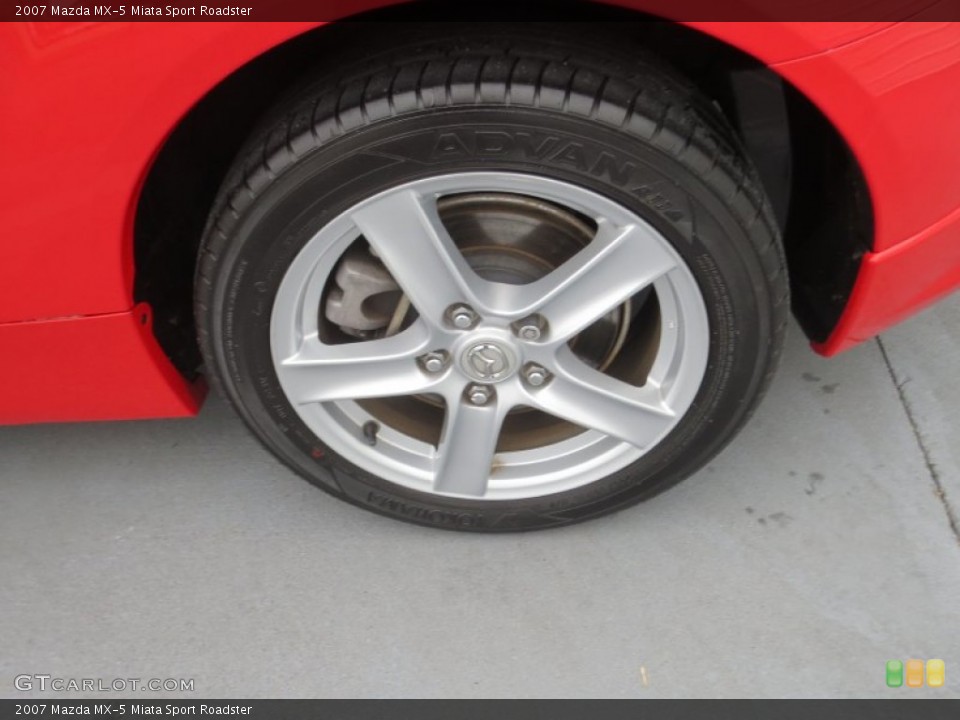 2007 Mazda MX-5 Miata Sport Roadster Wheel and Tire Photo #77035549