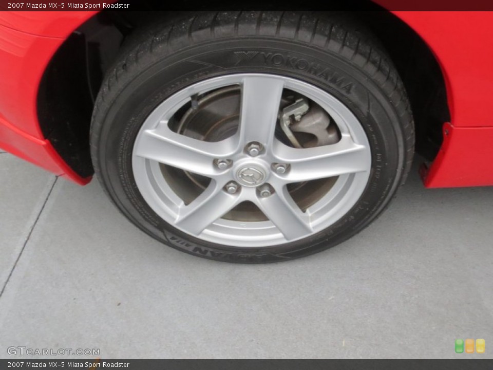 2007 Mazda MX-5 Miata Sport Roadster Wheel and Tire Photo #77035568