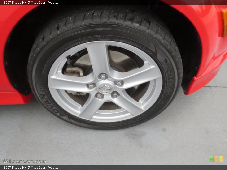 2007 Mazda MX-5 Miata Sport Roadster Wheel and Tire Photo #77035590