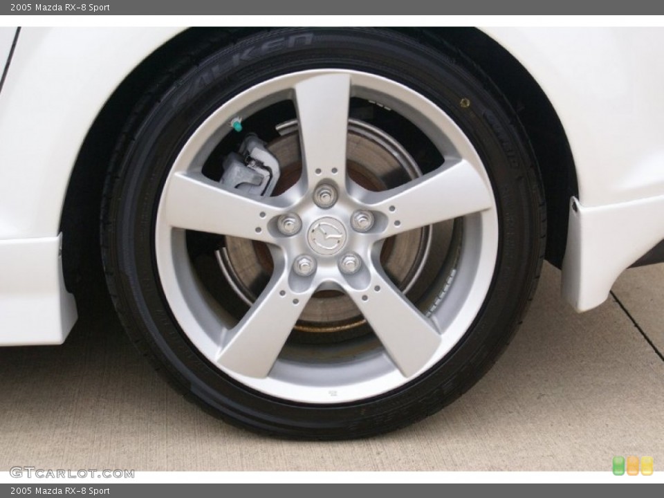 2005 Mazda RX-8 Sport Wheel and Tire Photo #77035595