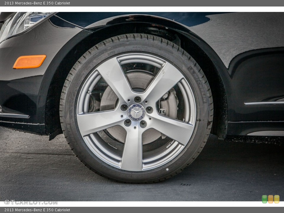 2013 Mercedes-Benz E 350 Cabriolet Wheel and Tire Photo #77036752