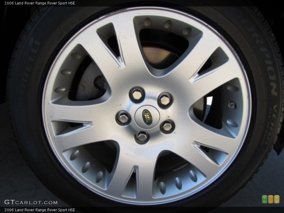 2006 Land Rover Range Rover Sport HSE Wheel and Tire Photo #77038062