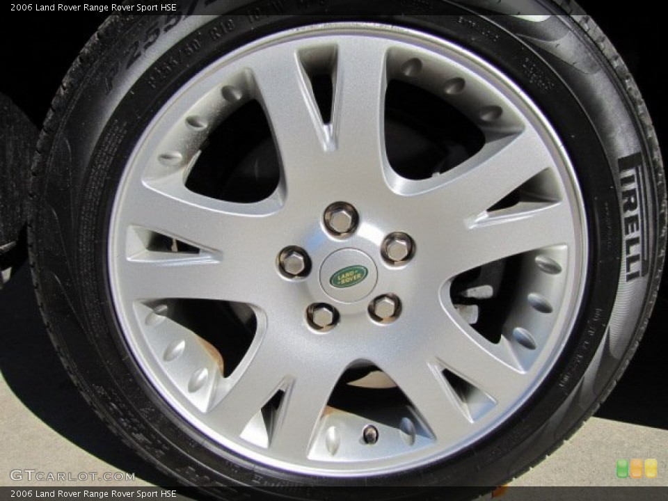 2006 Land Rover Range Rover Sport HSE Wheel and Tire Photo #77038095