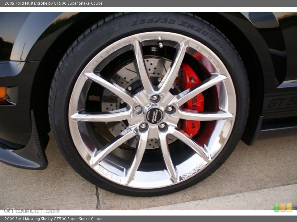 2009 Ford Mustang Shelby GT500 Super Snake Coupe Wheel and Tire Photo #77038593