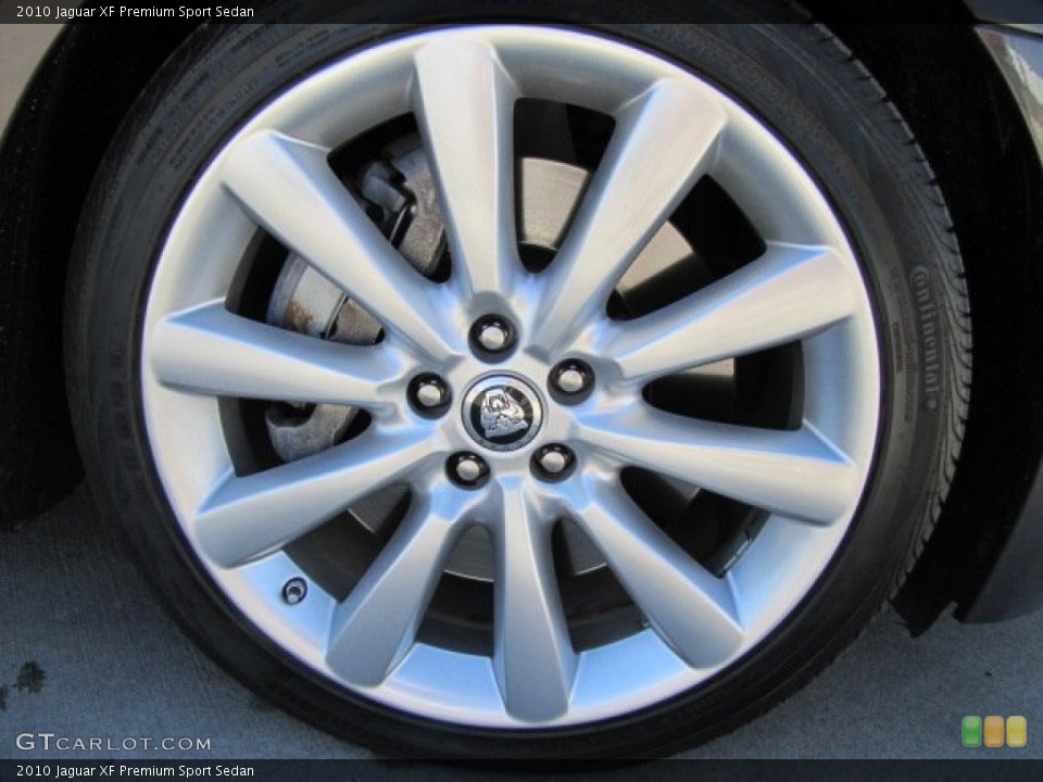 2010 Jaguar XF Premium Sport Sedan Wheel and Tire Photo #77039952