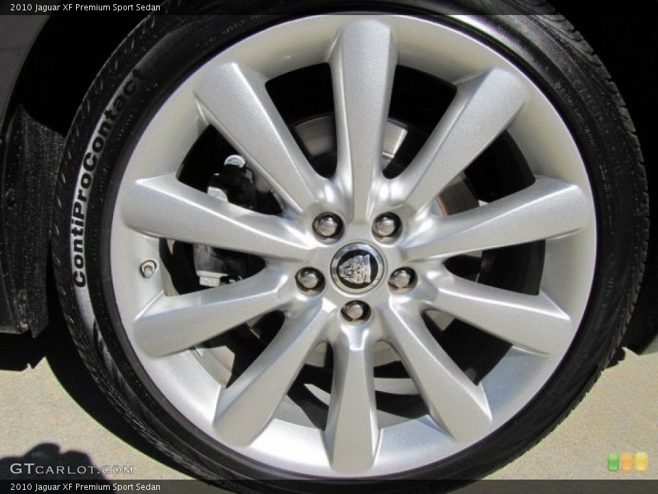 2010 Jaguar XF Premium Sport Sedan Wheel and Tire Photo #77039964