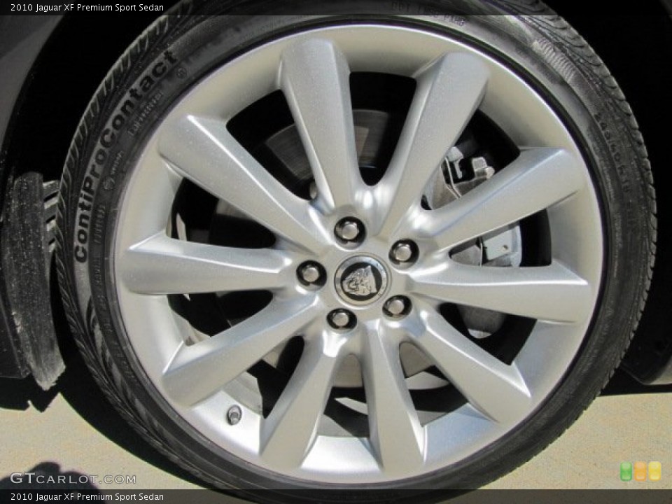 2010 Jaguar XF Premium Sport Sedan Wheel and Tire Photo #77039970