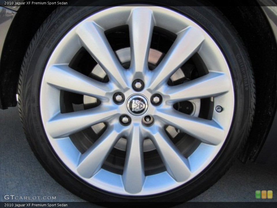 2010 Jaguar XF Premium Sport Sedan Wheel and Tire Photo #77039979