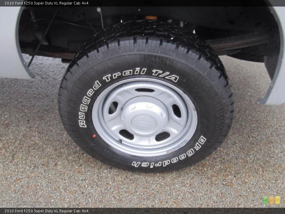 2010 Ford F250 Super Duty XL Regular Cab 4x4 Wheel and Tire Photo #77040456