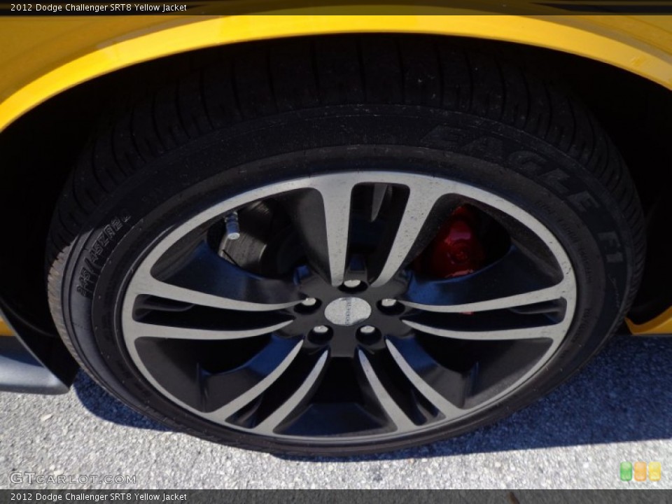 2012 Dodge Challenger SRT8 Yellow Jacket Wheel and Tire Photo #77046775