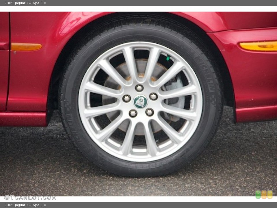 2005 Jaguar X-Type 3.0 Wheel and Tire Photo #77049713