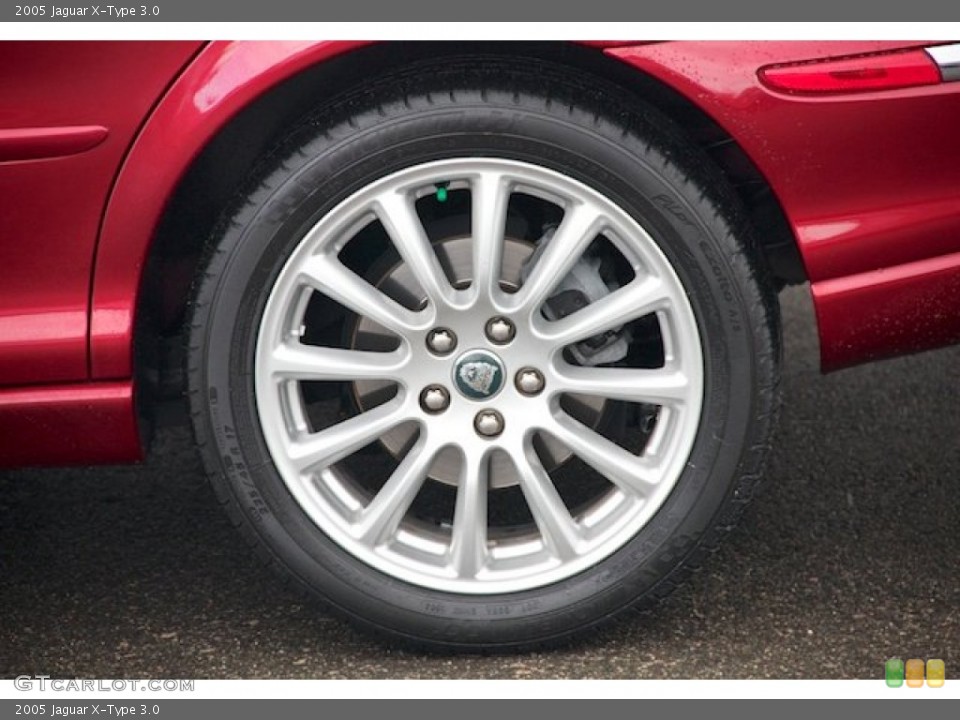 2005 Jaguar X-Type 3.0 Wheel and Tire Photo #77049759