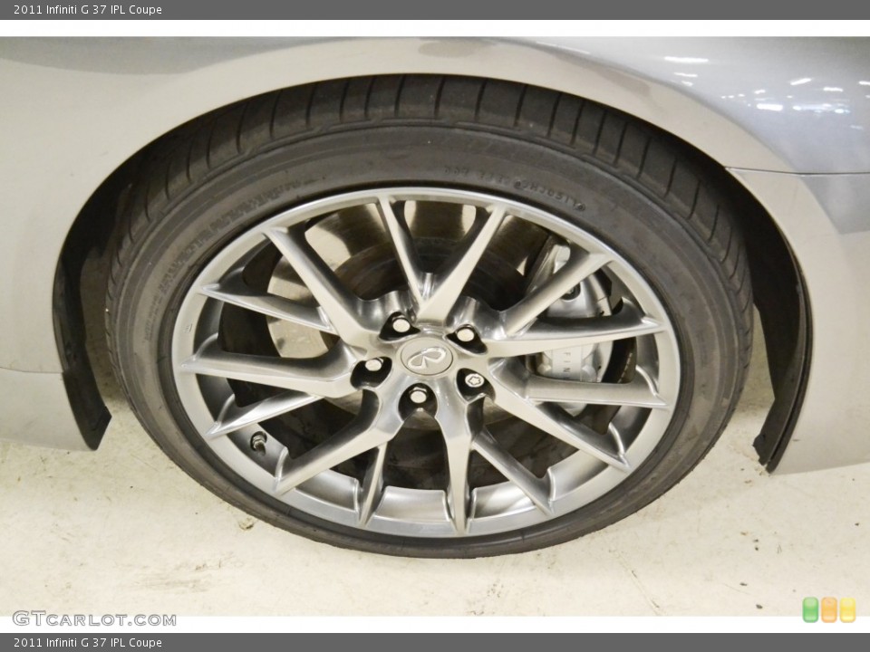 2011 Infiniti G 37 IPL Coupe Wheel and Tire Photo #77052338