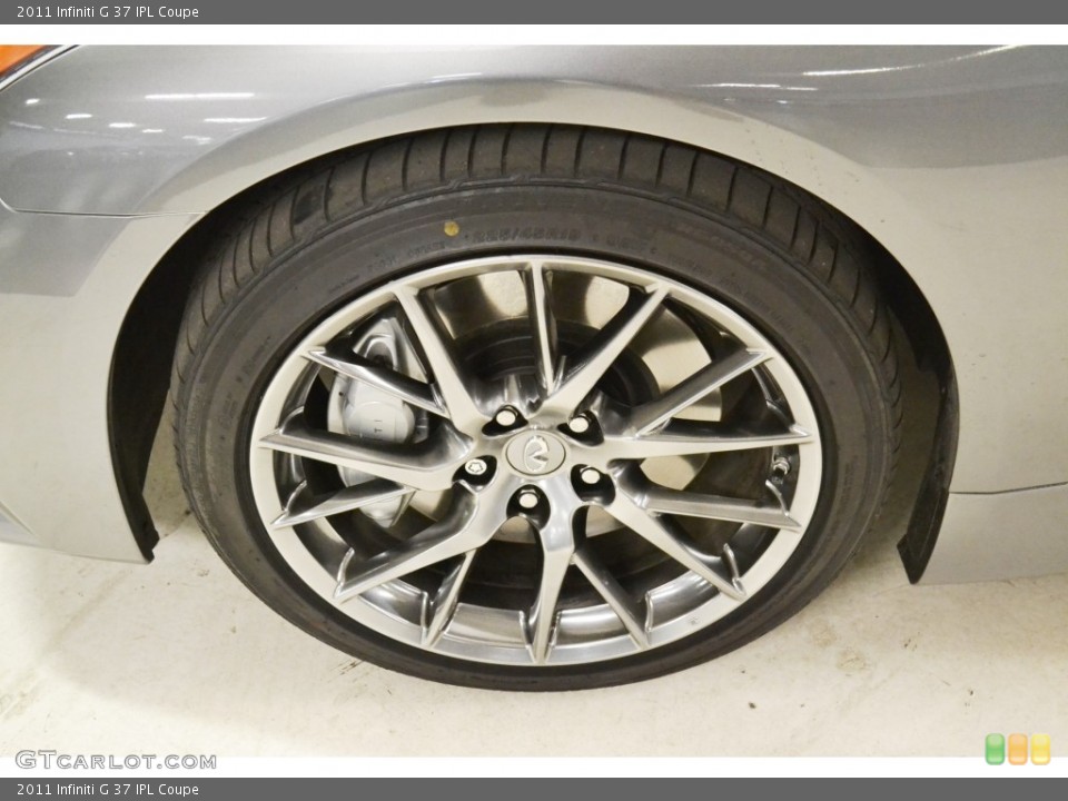2011 Infiniti G 37 IPL Coupe Wheel and Tire Photo #77052628