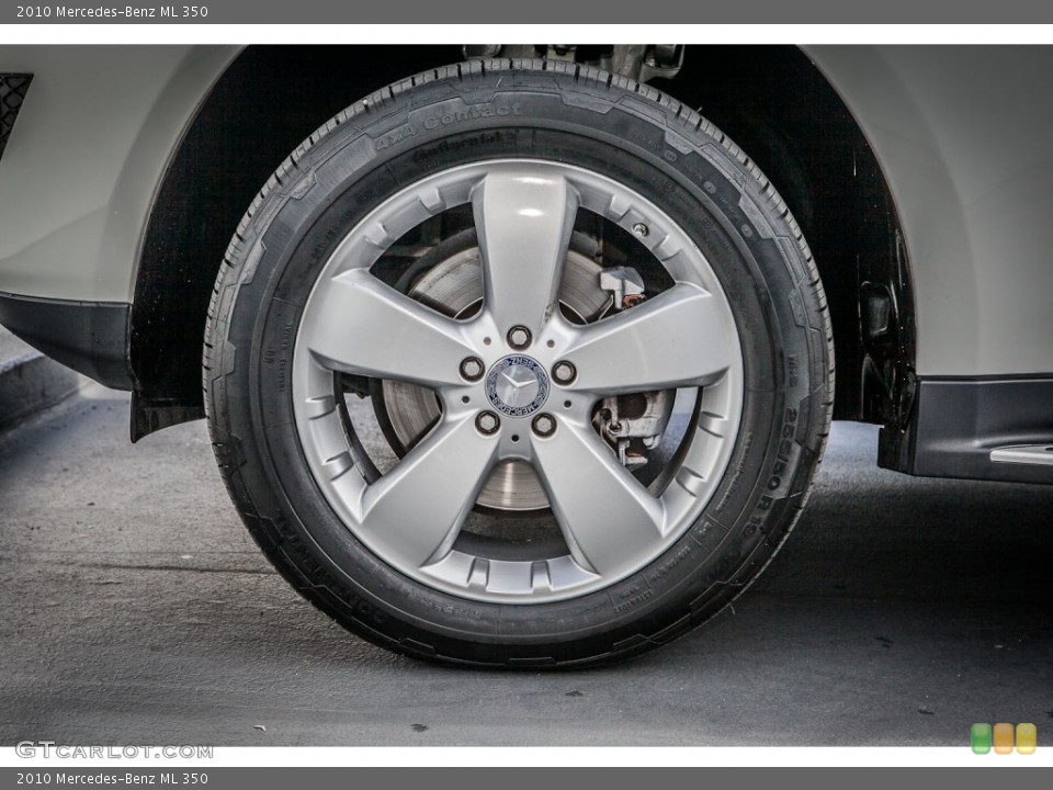 2010 Mercedes-Benz ML 350 Wheel and Tire Photo #77058101