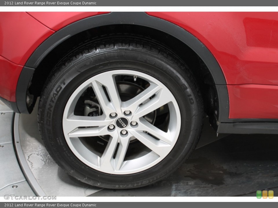 2012 Land Rover Range Rover Evoque Coupe Dynamic Wheel and Tire Photo #77059537