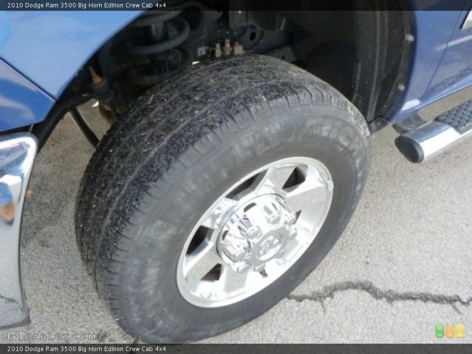 2010 Dodge Ram 3500 Big Horn Edition Crew Cab 4x4 Wheel and Tire Photo #77060554