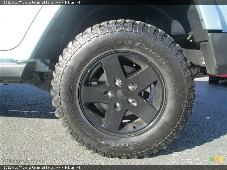 2012 Jeep Wrangler Unlimited Sahara Arctic Edition 4x4 Wheel and Tire Photo #77061619
