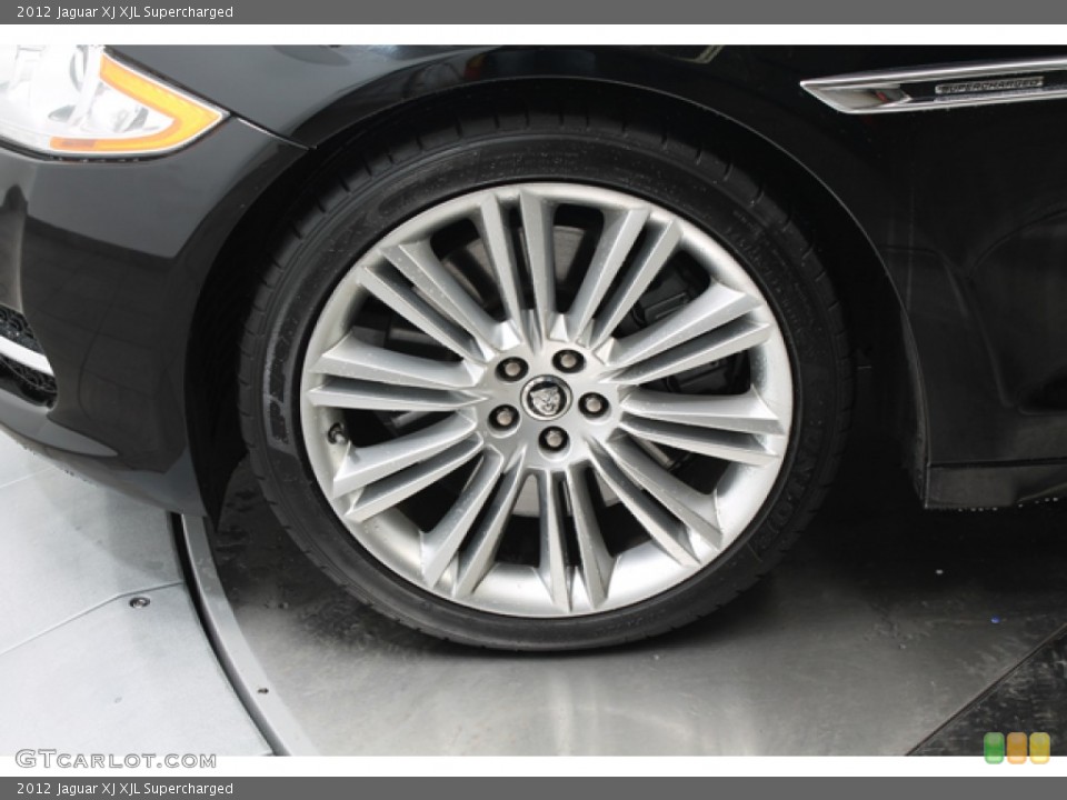 2012 Jaguar XJ XJL Supercharged Wheel and Tire Photo #77063809