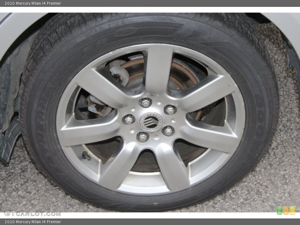 2010 Mercury Milan I4 Premier Wheel and Tire Photo #77073010