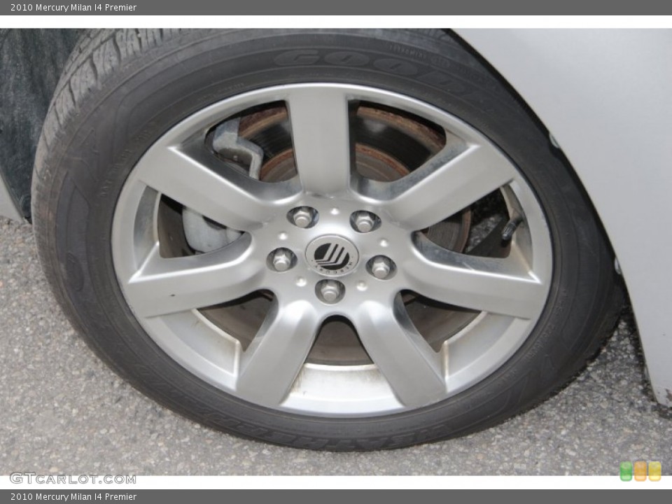 2010 Mercury Milan I4 Premier Wheel and Tire Photo #77073058