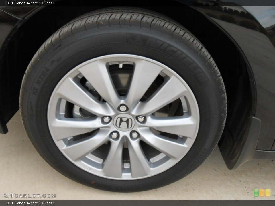 2011 Honda Accord EX Sedan Wheel and Tire Photo #77073162