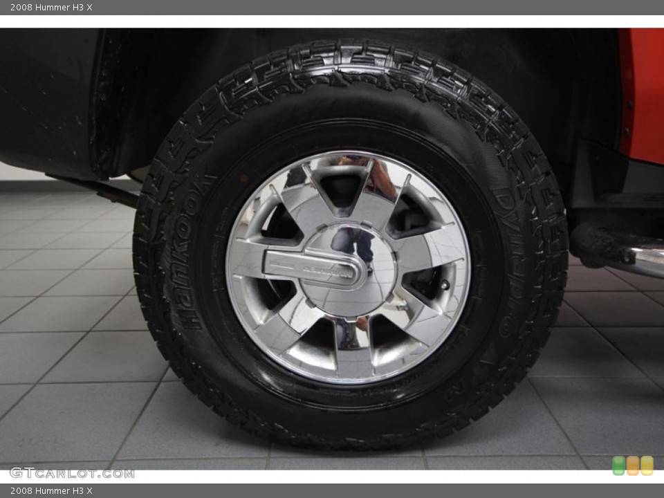 2008 Hummer H3 X Wheel and Tire Photo #77075625