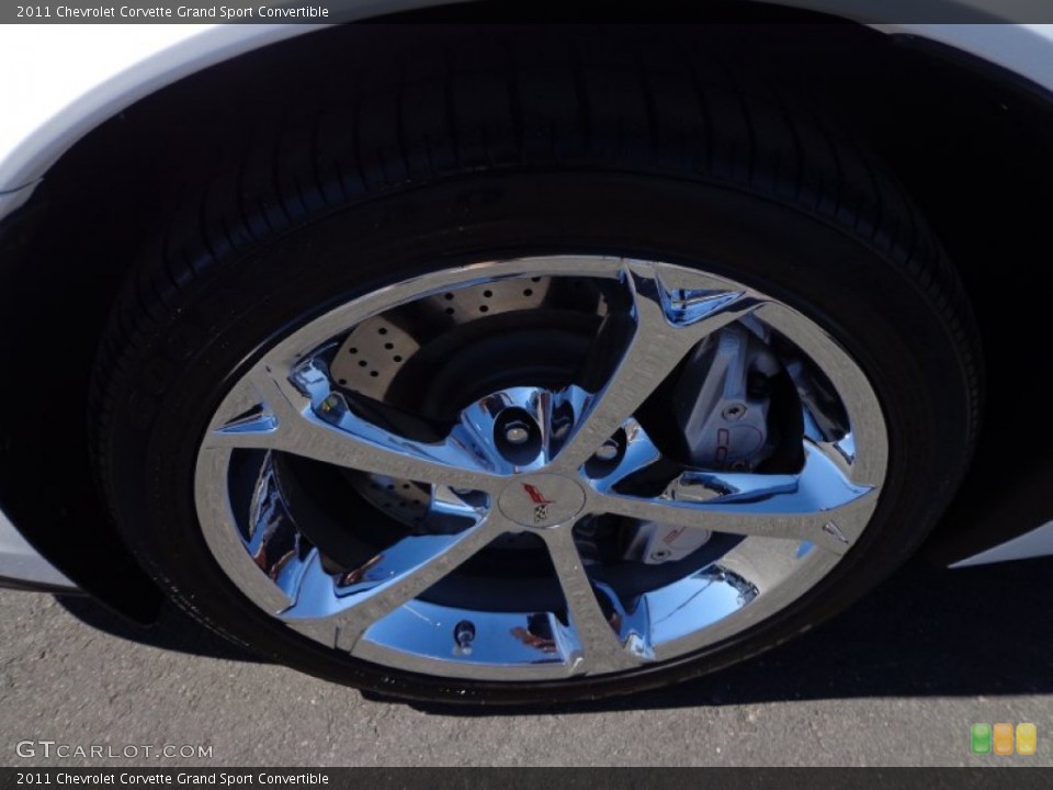 2011 Chevrolet Corvette Grand Sport Convertible Wheel and Tire Photo #77078817