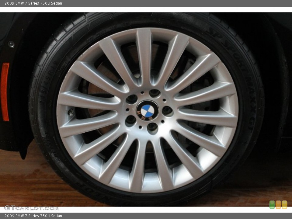 2009 BMW 7 Series 750Li Sedan Wheel and Tire Photo #77079403