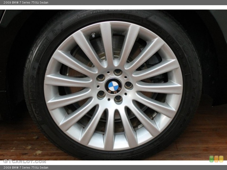 2009 BMW 7 Series 750Li Sedan Wheel and Tire Photo #77079427